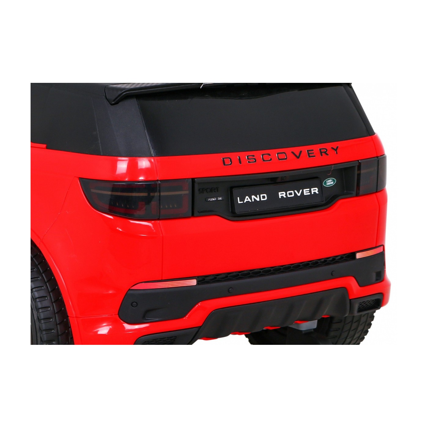 Land Rover Discovery Sport pre deti Červený + Ovládač + Pomalý štart + Funkcia hojdania + MP3 LED