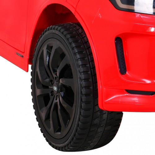 Land Rover Discovery Sport pre deti Červený + Ovládač + Pomalý štart + Funkcia hojdania + MP3 LED