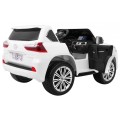 Lexus LX570 Autíčko 2-os.pre deti Biely + Ovládač + Kolesá EVA + Rádio MP3 + LED