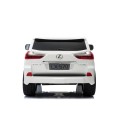 Lexus LX570 Autíčko 2-os.pre deti Biely + Ovládač + Kolesá EVA + Rádio MP3 + LED