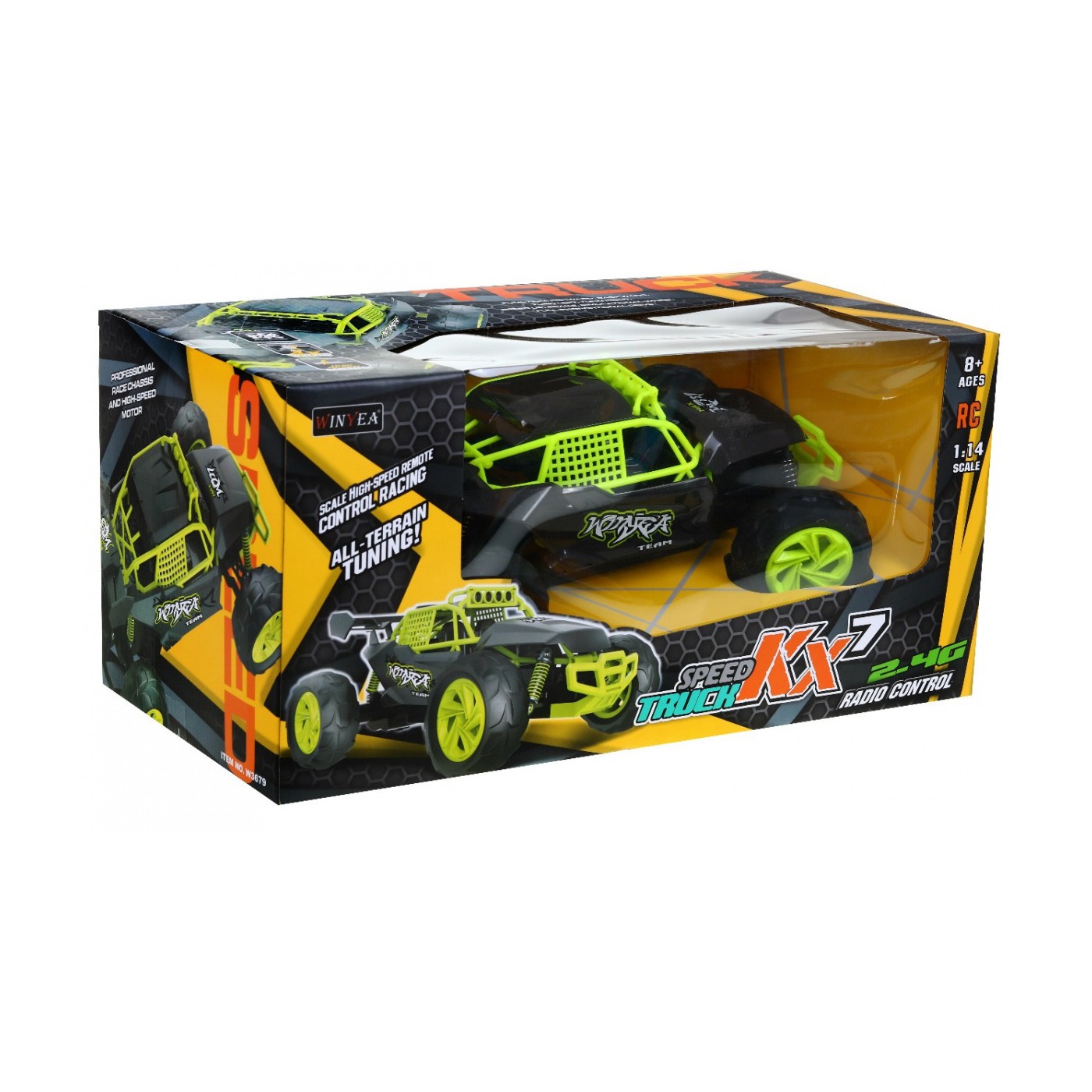 Auto R C W3679G WINYEA 1 14 Zelené