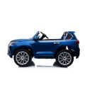 Lexus LX570 Lakované Autíčko pre 2 deti Modrý + Ovládač + Kolesá EVA + Rádio MP3 LED
