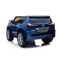 Lexus LX570 Lakované Autíčko pre 2 deti Modrý + Ovládač + Kolesá EVA + Rádio MP3 LED
