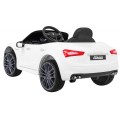 Maserati Ghibli na batériu pre deti Biely + Ovládač + Pomalý štart + EVA + MP3 USB + LED