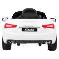 Maserati Ghibli na batériu pre deti Biely + Ovládač + Pomalý štart + EVA + MP3 USB + LED