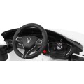 Maserati Ghibli na batériu pre deti Biely + Ovládač + Pomalý štart + EVA + MP3 USB + LED