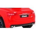 Maserati Ghibli na batériu pre deti Červený + Ovládač + Pomalý štart + EVA + MP3 USB + LED