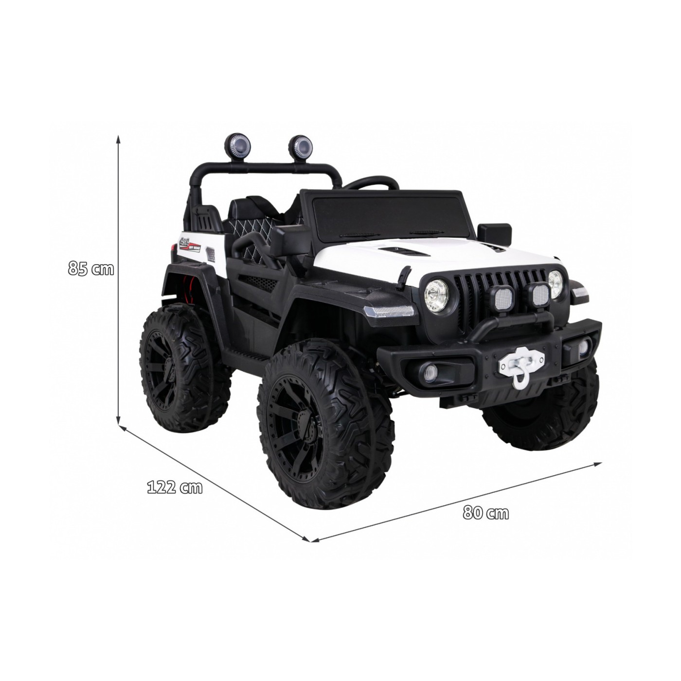 Vozidlo Master Of Terain Biely