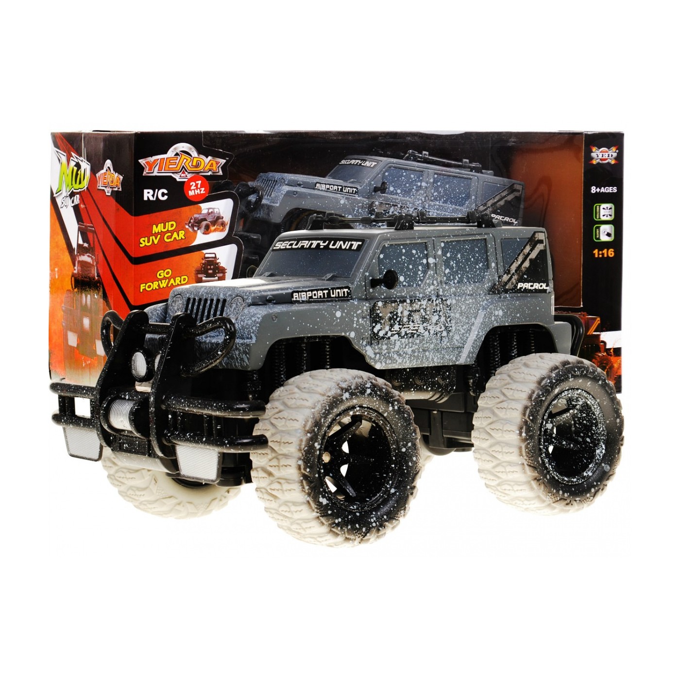 Auto Terénne R C 1 16 Sivé