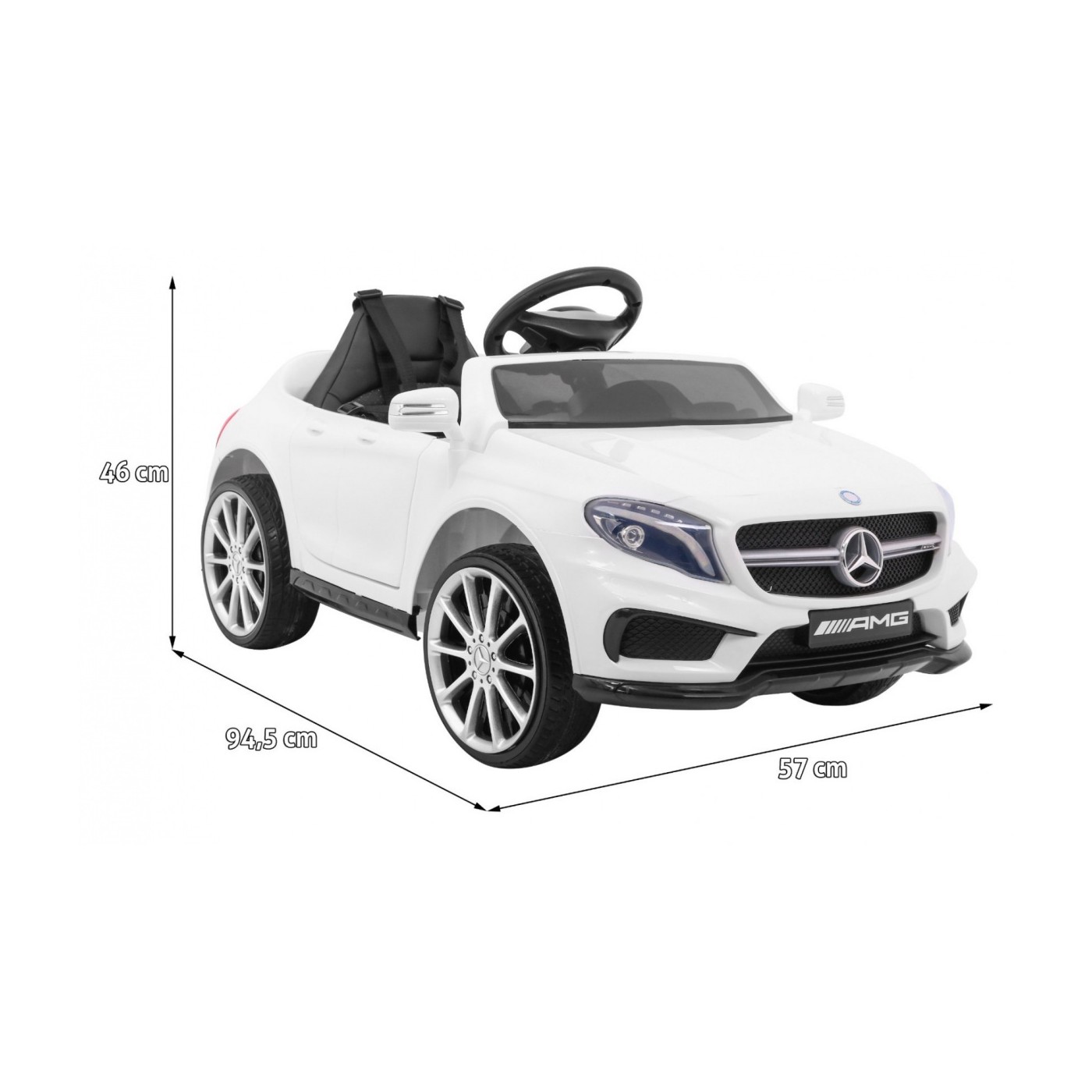 Vozidlo Mercedes AMG GLA-45 Biely
