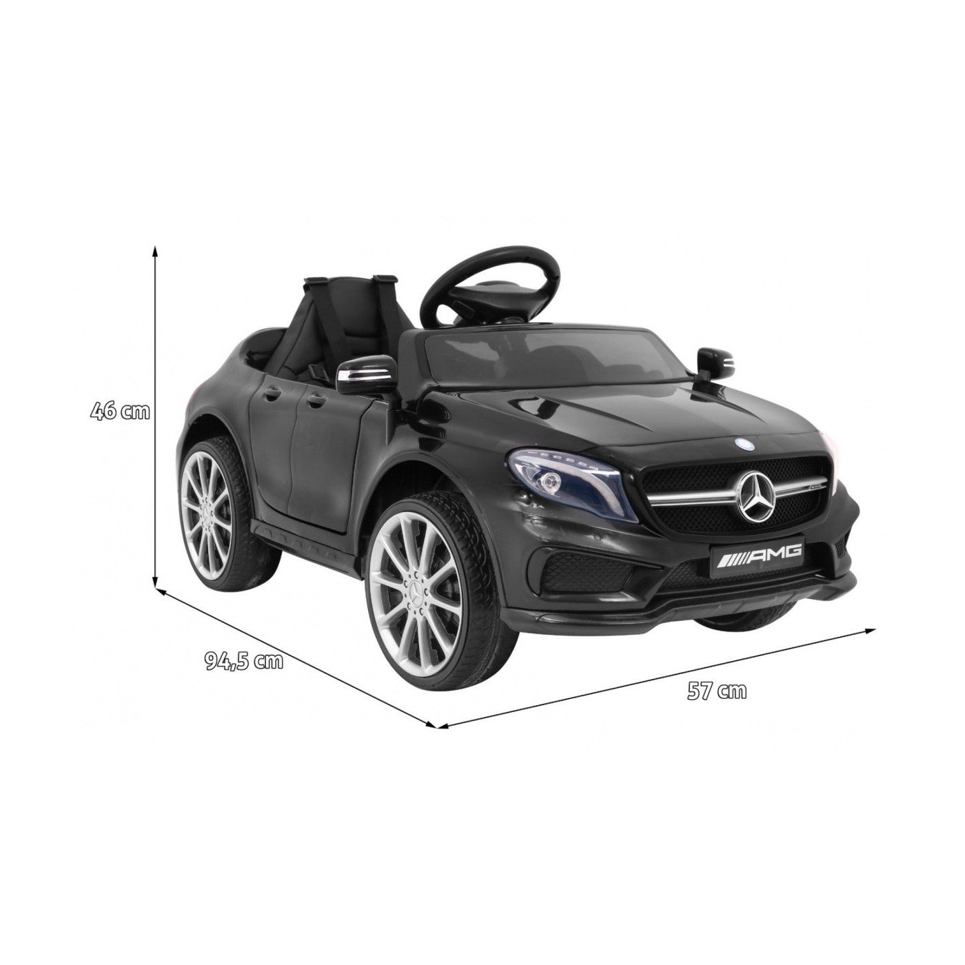 Vozidlo Mercedes AMG GLA-45 Čierny
