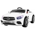 Mercedes AMG SL65 pre deti Biely + Ovládač + Batožinový priestor + Nastaviteľné sedadlo + MP3 LED + Pomalý štart