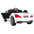 Mercedes AMG SL65 pre deti Biely + Ovládač + Batožinový priestor + Nastaviteľné sedadlo + MP3 LED + Pomalý štart