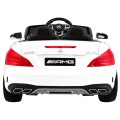 Mercedes AMG SL65 pre deti Biely + Ovládač + Batožinový priestor + Nastaviteľné sedadlo + MP3 LED + Pomalý štart