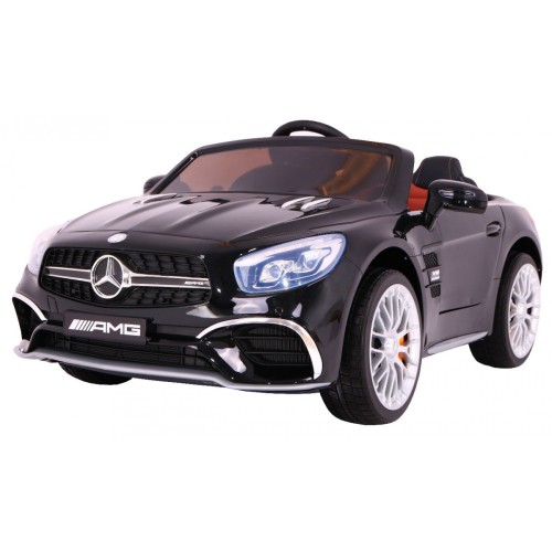 Mercedes AMG SL65 pre deti Čierny + Ovládač + Batožinový priestor + Nastaviteľné sedadlo + MP3 LED + Pomalý štart