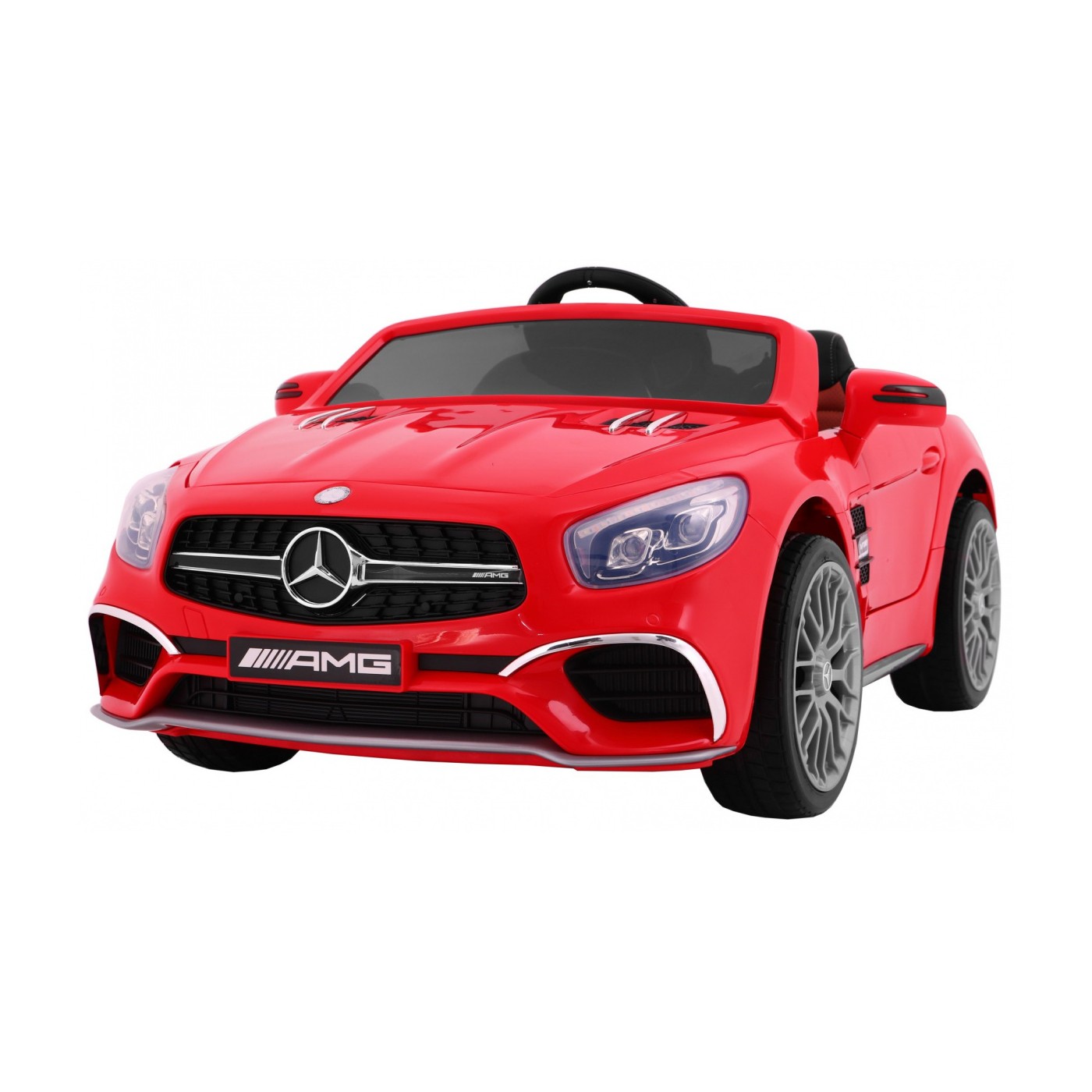 Mercedes AMG SL65 pre deti Červený + Ovládač + Batožinový priestor + Nastaviteľné sedadlo + MP3 LED + Pomalý štart