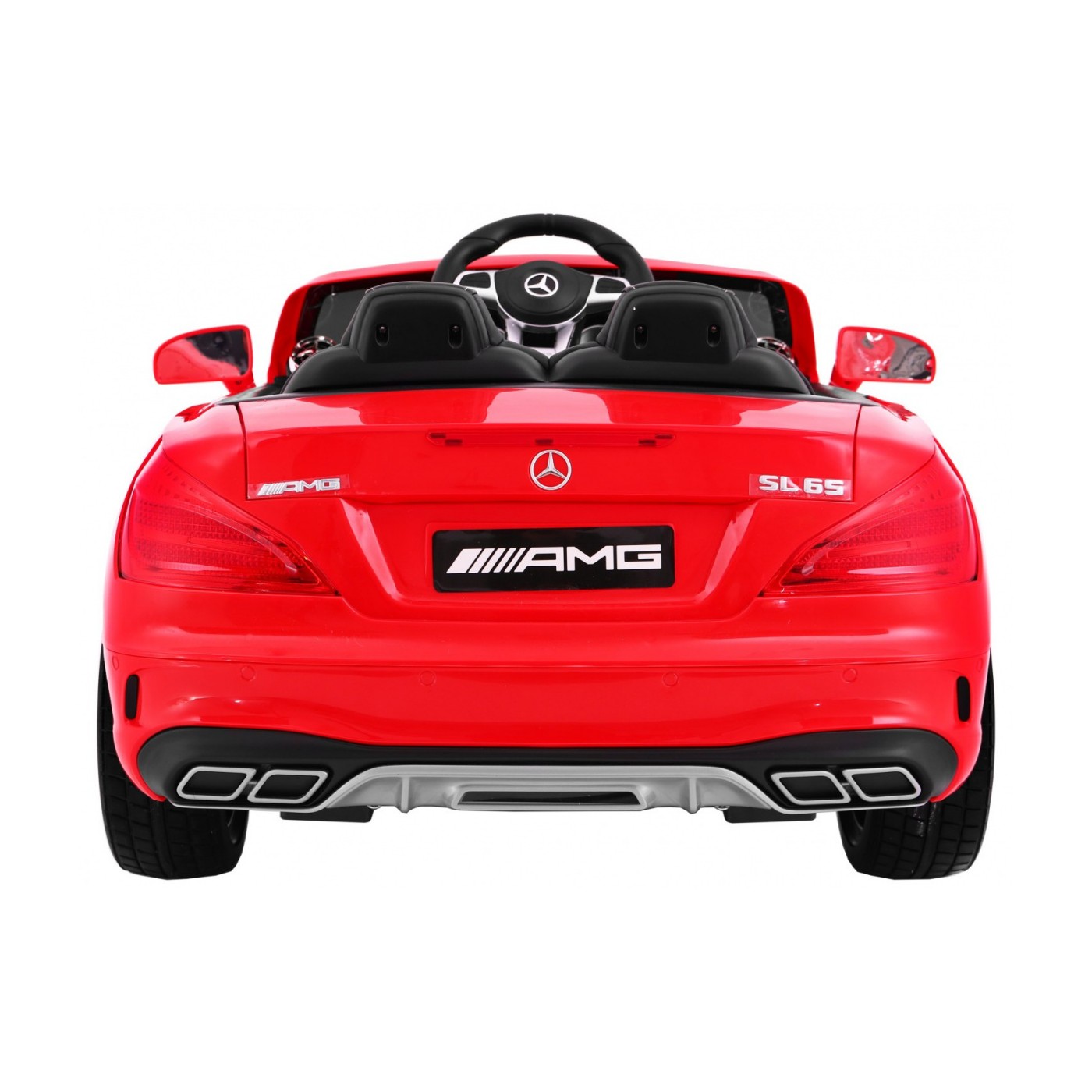 Mercedes AMG SL65 pre deti Červený + Ovládač + Batožinový priestor + Nastaviteľné sedadlo + MP3 LED + Pomalý štart