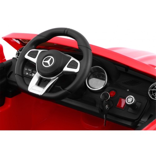 Mercedes AMG SL65 pre deti Červený + Ovládač + Batožinový priestor + Nastaviteľné sedadlo + MP3 LED + Pomalý štart