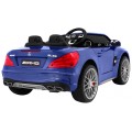 Mercedes AMG SL65 pre deti Lakovaný Modrý + Ovládač + Batožinový priestor + Nastaviteľné sedadlo + MP3 LED + Pomalý štart