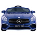 Mercedes AMG SL65 pre deti Lakovaný Modrý + Ovládač + Batožinový priestor + Nastaviteľné sedadlo + MP3 LED + Pomalý štart