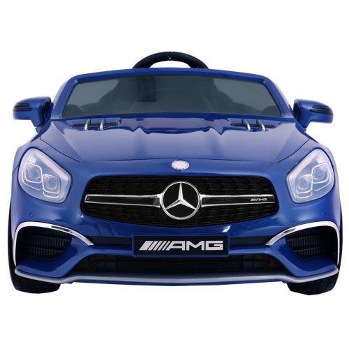 Mercedes AMG SL65 pre deti Lakovaný Modrý + Ovládač + Batožinový priestor + Nastaviteľné sedadlo + MP3 LED + Pomalý štart