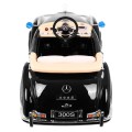 Mercedes Benz 300S Retro pre deti Lakovaný Čierny + Ovládač + EVA + Pomalý štart + LED MP3