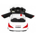 Mercedes Benz AMG SL65 S elektrický pre deti Biely + Diaľkové ovládanie + Audio LED + Ekokoža + EVA + Pomalý štart