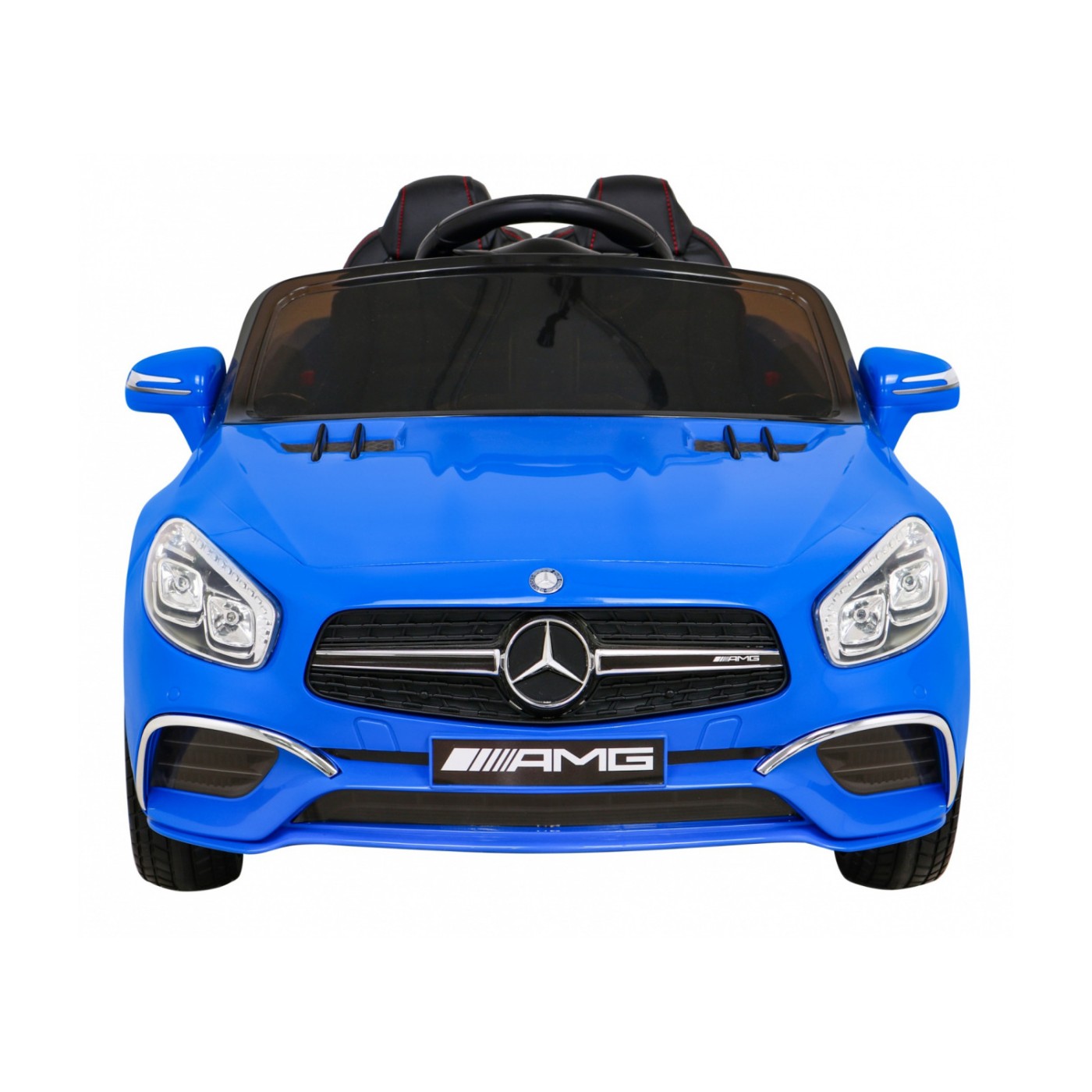 Mercedes Benz AMG SL65 S elektrický pre deti Modrý + Diaľkové ovládanie + Audio LED + Ekokoža + EVA + Pomalý štart