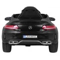 Mercedes Benz C63 AMG pre deti Čierny + Diaľkové ovládanie + 5-bodové pásy + EVA + Batožinový priestor + MP3 LED