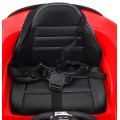 Mercedes Benz C63 AMG pre deti Červený + Diaľkové ovládanie + 5-bodové pásy + EVA + Batožinový priestor + MP3 LED