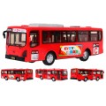 Interaktívny Školský autobus pre deti 3+ červený + Otváracie dvere + Zvuky Svetlá