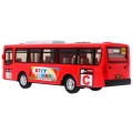 Interaktívny Školský autobus pre deti 3+ červený + Otváracie dvere + Zvuky Svetlá