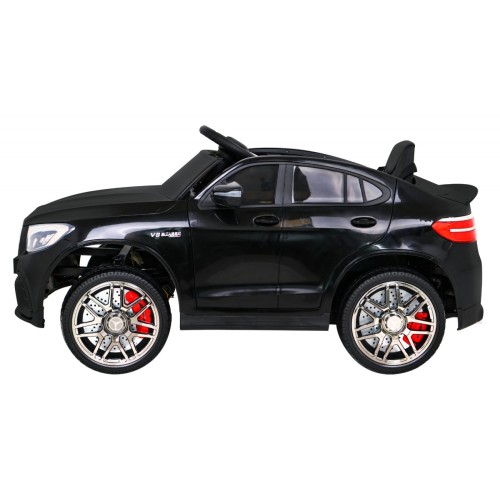 Mercedes Benz GLC63S pre deti Čierny + Diaľkové ovládanie + Pohon 4x4 + MP3 LED + EVA + Pomalý štart