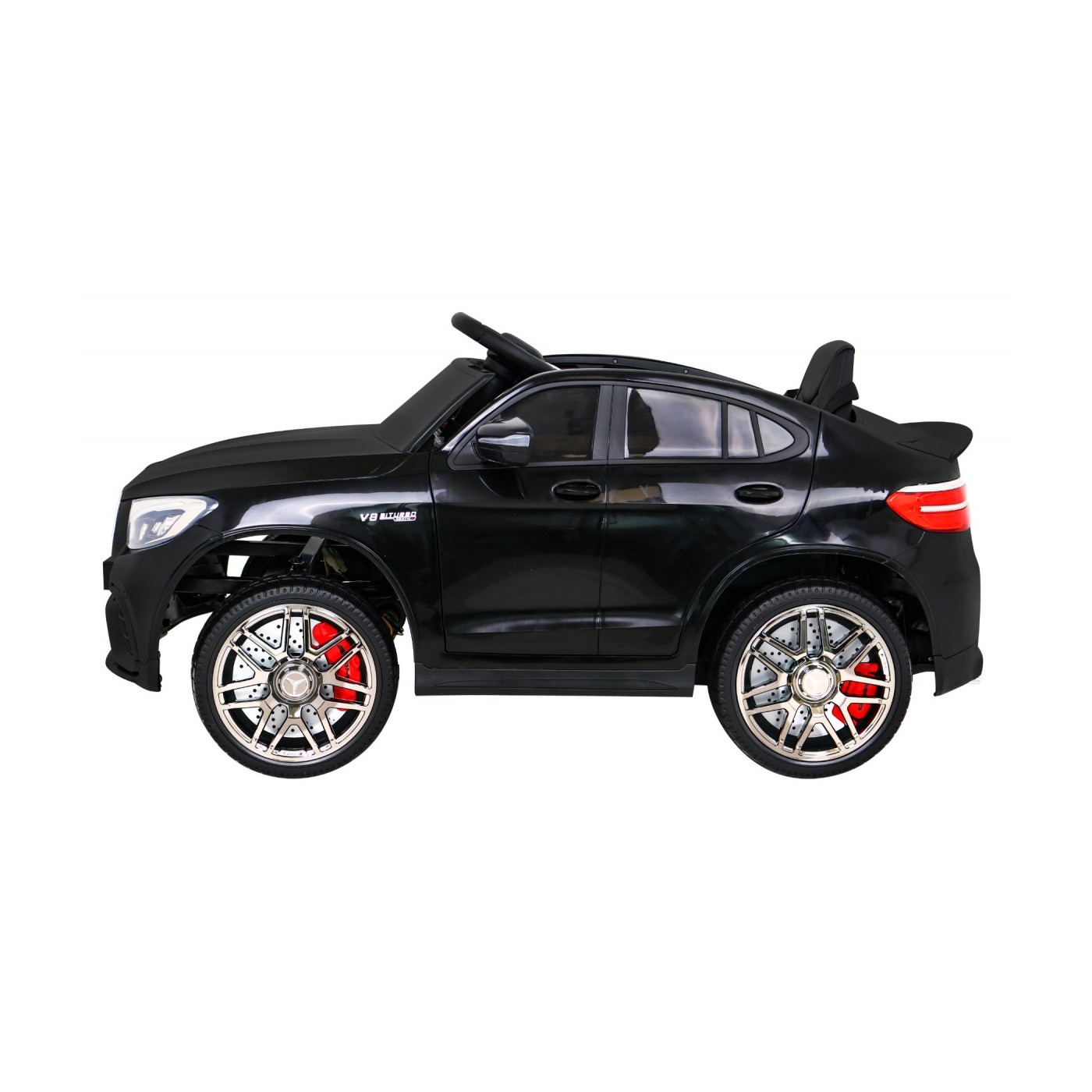 Mercedes Benz GLC63S pre deti Čierny + Diaľkové ovládanie + Pohon 4x4 + MP3 LED + EVA + Pomalý štart