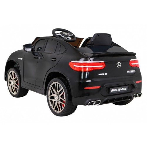 Mercedes Benz GLC63S pre deti Čierny + Diaľkové ovládanie + Pohon 4x4 + MP3 LED + EVA + Pomalý štart