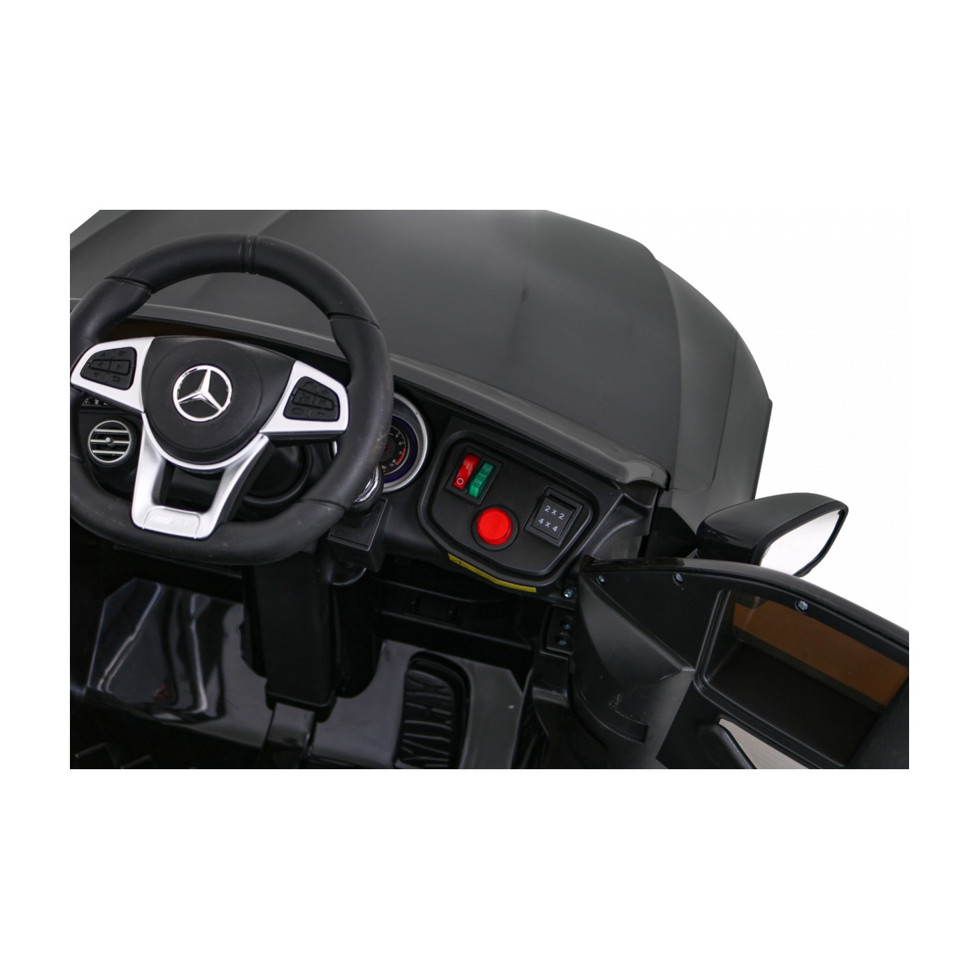 Mercedes Benz GLC63S pre deti Čierny + Diaľkové ovládanie + Pohon 4x4 + MP3 LED + EVA + Pomalý štart