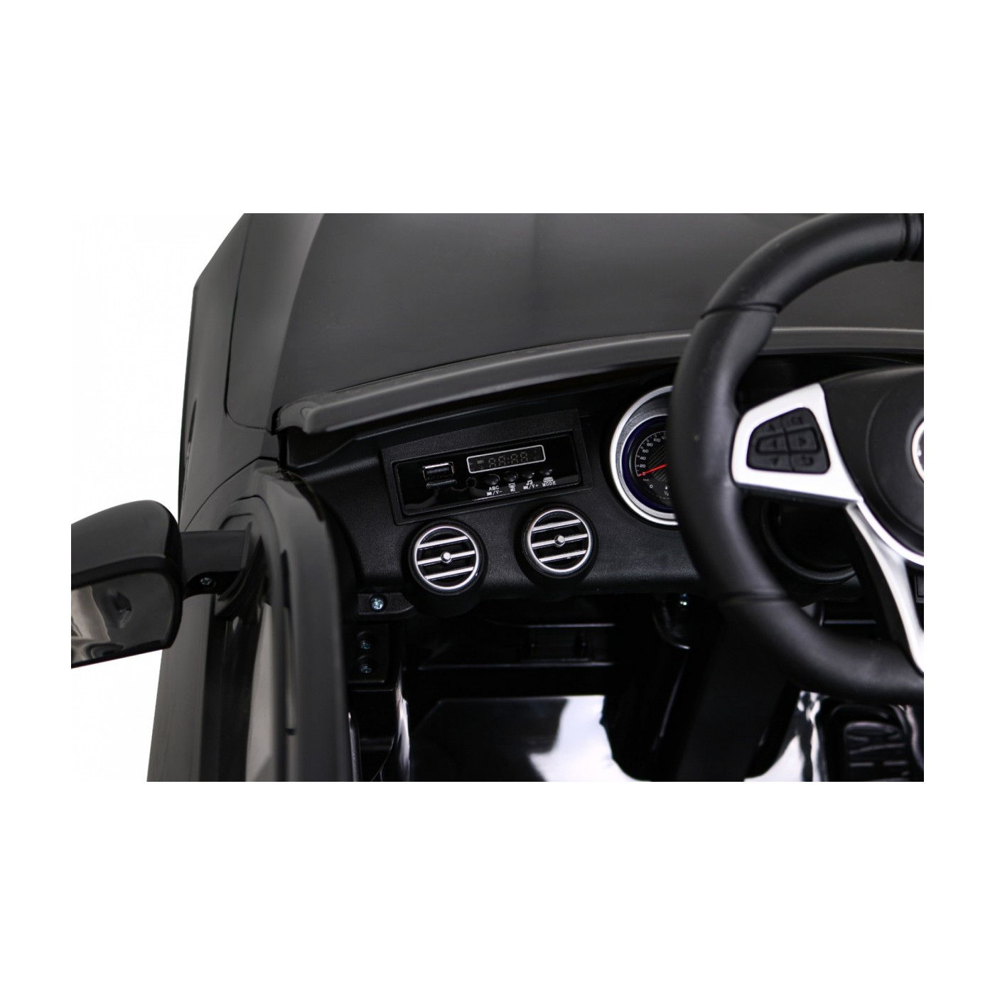 Mercedes Benz GLC63S pre deti Čierny + Diaľkové ovládanie + Pohon 4x4 + MP3 LED + EVA + Pomalý štart