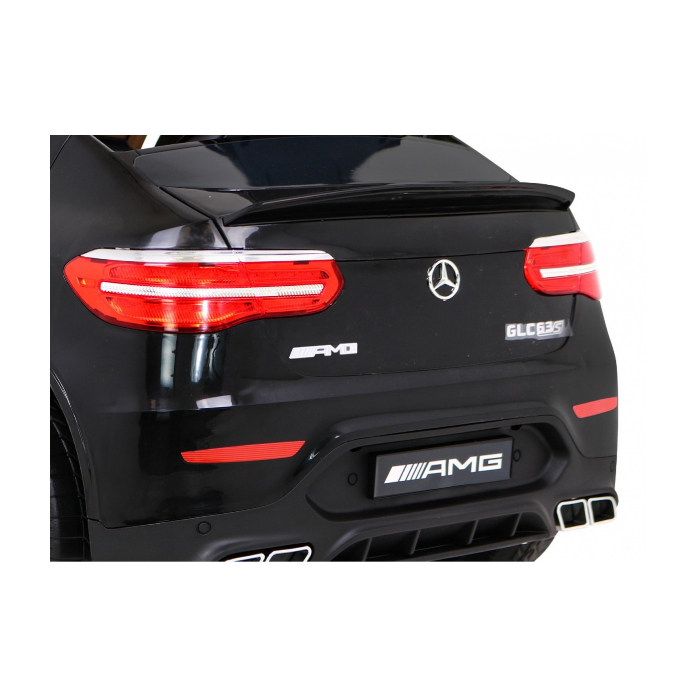 Mercedes Benz GLC63S pre deti Čierny + Diaľkové ovládanie + Pohon 4x4 + MP3 LED + EVA + Pomalý štart