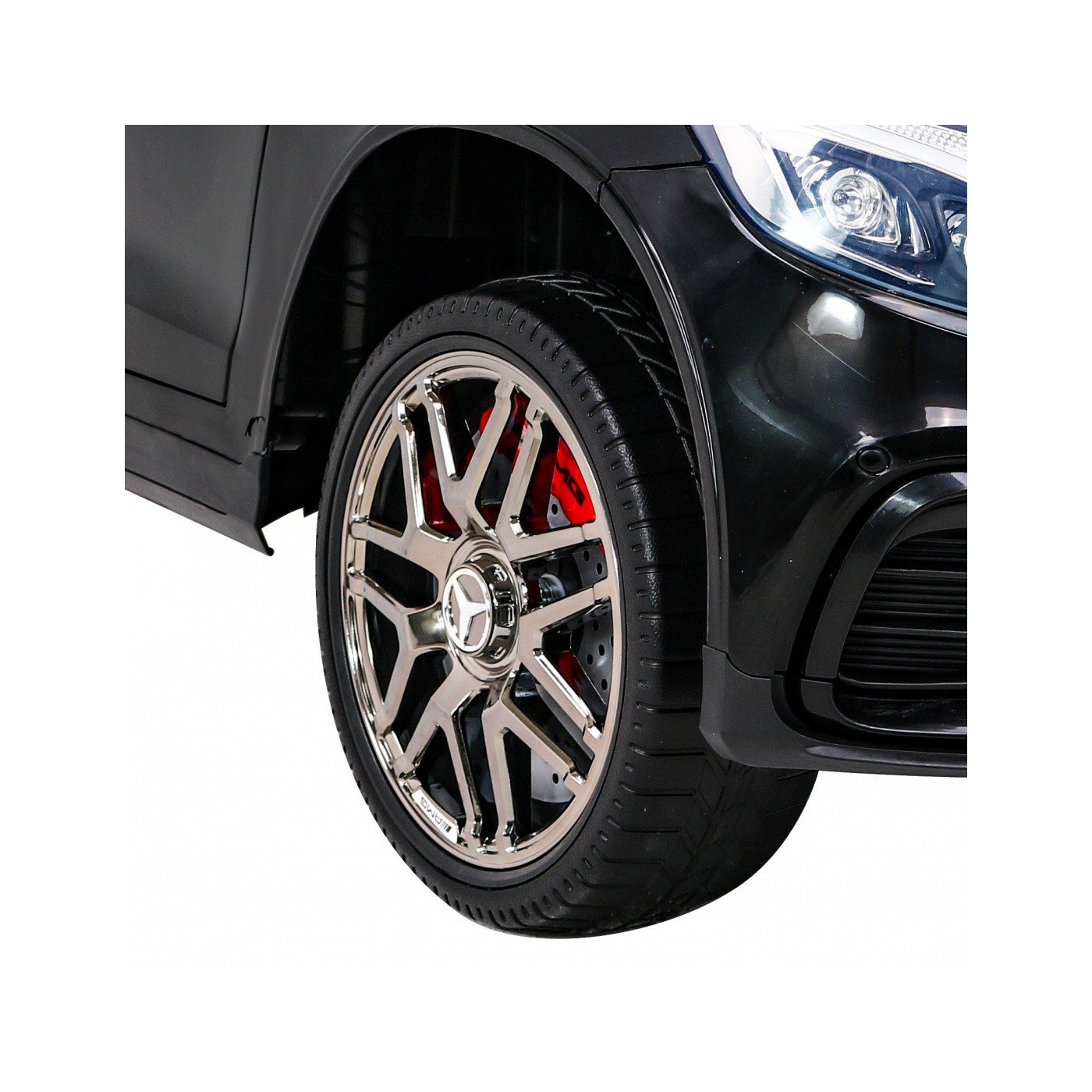 Mercedes Benz GLC63S pre deti Čierny + Diaľkové ovládanie + Pohon 4x4 + MP3 LED + EVA + Pomalý štart