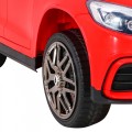 Mercedes Benz GLC63S pre deti Červený + Diaľkové ovládanie + Pohon 4x4 + MP3 LED + EVA + Pomalý štart