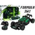 Autíčko R C 2 4G 3v1 Preteky Zameniteľné časti 1 12