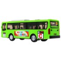 Interaktívny Školský autobus pre deti 3+ zelený + Otváracie dvere + Zvuky Svetlá