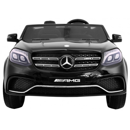 Auto na batériu Mercedes AMG GLS63 pre deti Čierny + Lakovaný + 4x4 + Vetráčik