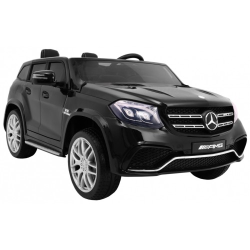 Auto na batériu Mercedes AMG GLS63 pre deti Čierny + Lakovaný + 4x4 + Vetráčik