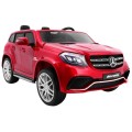 Auto na batériu Mercedes AMG GLS63 pre deti Červený + Lakovaný + 4x4 + Vetráčik