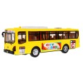 Interaktívny Školský autobus pre deti 3+ žltý + Otváracie dvere + Zvuky Svetlá