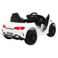 Mercedes Benz GT na batériu pre deti Biely + Diaľkové ovládanie + Pomalý štart + MP3 LED