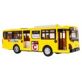 Interaktívny Školský autobus pre deti 3+ žltý + Otváracie dvere + Zvuky Svetlá
