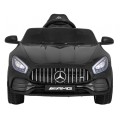 Mercedes Benz GT na batériu pre deti Čierny + Diaľkové ovládanie + Pomalý štart + MP3 LED