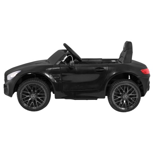 Mercedes Benz GT na batériu pre deti Čierny + Diaľkové ovládanie + Pomalý štart + MP3 LED